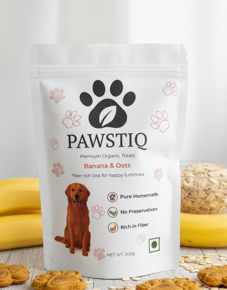 Banana and Oats dog treats